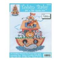 Tobin Baby Stamped Cross Stitch Kit Baby Quilt