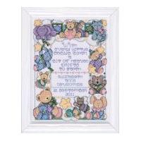 Tobin Baby Counted Cross Stitch Kit A Bit of Heaven Sampler 22.5cm x 30cm