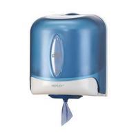 tork reflex jumbo wiper dispenser centrefeed plastic smoked blue