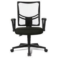 topstar net point 10 mesh swivel chair black