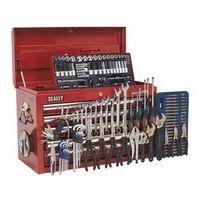 TOPCHEST 5 DRAWER - BALL BEARING RUNNERS - RED WITH 137PC TOOL KIT