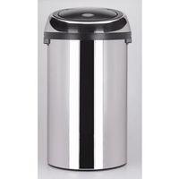 touch bin 60 litres brilliant steel