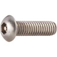 toolcraft 88113 security hex socket mushroom head screws a2 m5 x 1