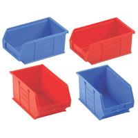 topstore tc5 semi open fronted containers blue pack of 10