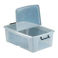 topstore storemaster box with hinged lid 50ltr pack of 10