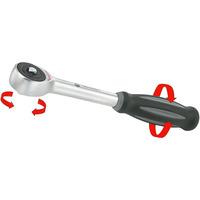 toolcraft 825076 125mm 12 rotating ratchet wrench 290mm