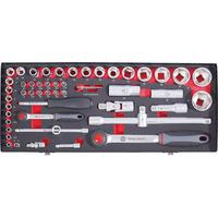 Toolcraft 826372 Socket Set 6.3 & 12.5 mm (1/4\