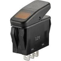 Toggle switch 14 Vdc 21 A 1 x Off/On SCI R13-258B B/R GELB IP66 latch 1 pc(s)