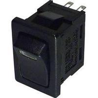 Toggle switch 250 Vac 6 A 1 x Off/On SCI R13-66L-02 LED RED 12V/DC latch 1 pc(s)