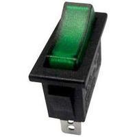 Toggle switch 250 Vac 10 A 1 x Off/On SCI R13-91B-01 GREEN (250V/AC 150KR) latch 1 pc(s)