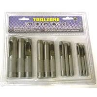 Toolzone Pn104 3 - 19mm Leather/rubber/card/gaskets/plastic/paper Hollow Hole