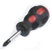 Toolzone Pozi #2 38mm Stubby Screwdriver With Soft Grip Handle