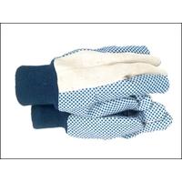 town and country tgl404 mens dotted canvas gloves