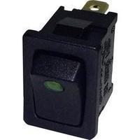 Toggle switch 250 Vac 6 A 1 x Off/On SCI R13-66B2-02 GREEN (250V/AC 150KR) latch 1 pc(s)