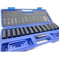 toolzone 14pc 12 deep impact sockets in plastic case