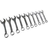 Toolzone 10 Piece Polished Stubby Spanner Set