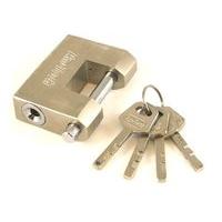 toolzone shutter padlock solid brass 100mm