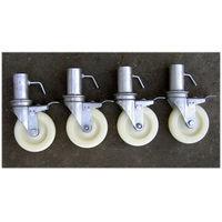 Toptower Toptower Set of 4 Castors for DIY Work Tower