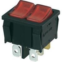 Toggle switch 250 Vac 10 A 2 x Off/(On) SCI R13-33PBF-02 momentary 1 pc(s)