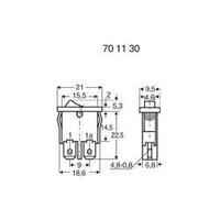 toggle switch 250 vac 6 a 1 x offon marquardt 19111102 latch 1 pcs