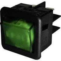 Toggle switch 250 Vac 10 A 1 x Off/On SCI R13-105B-01 GREEN AC latch 1 pc(s)