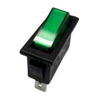 Toggle switch 250 Vac 10 A 1 x Off/On SCI R13-70B-01 GREEN (250V/AC 150KR) latch 1 pc(s)