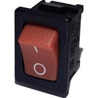 Toggle switch 250 Vac 6 A 1 x Off/On SCI R13-66A-02 latch 1 pc(s)