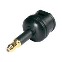 Toslink Digital Audio Adapter [1x Toslink socket (ODT) - 1x Optical plug 3.5mm] 0 m Black Hicon