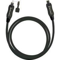 Toslink Digital Audio Cable [1x Toslink plug (ODT) - 1x Toslink plug (ODT)] 0.50 m Black Oehlbach