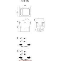 Toggle switch 250 Vac 10 A 1 x O...