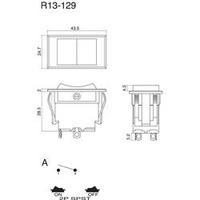 Toggle switch 250 Vac 10 A 1 x O...
