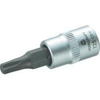 TOOLCRAFT 6.3 mm (1/4\") socket wrench insert with T25 T-profile bit 37 mm Drive (too