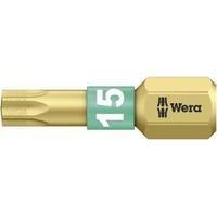 Torx bit T 15 Wera 867/1 BDC TX15X25 Tool steel alloyed, DLC coated D 6.3 1 pc(s)