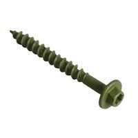 torxfast hex head timber fixing screws green 65mm box 50