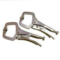 Toolzone 2pc Welders Mini Locking C Clamp Set