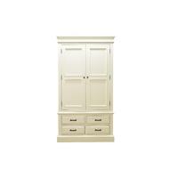 Toulouse Painted Pine Gentleman\'s Wardrobe