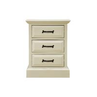 toulouse painted pine bedside cabinet