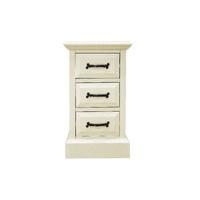Toulouse Painted Pine Narrow Bedside Cabinet