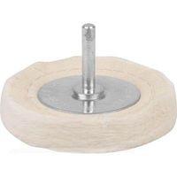 Toolzone Dr208 100mm Cloth Polishing Mop Wheel - White