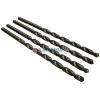 Toolzone 4pc 5mm Long Series HSS Drills