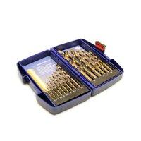 toolzone 15pc cobalt hss drill bits