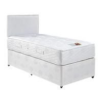 Topaz Super Luxury Sprung Divan Set Small Single Sliding Drawer