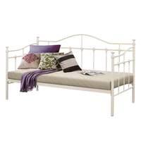 torino bed frame in cream