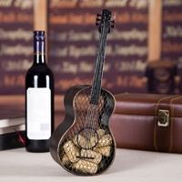 Tooarts Guitar wine cork container Handcrafts Home decoration Decorations Practical crafts