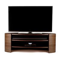 tom schneider elliptic 1250 natural walnut hand made tv stand