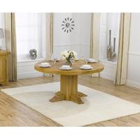 Torino 150cm Oak Round Dining Table