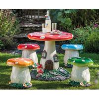 Toadstool Garden Table & Stools Set