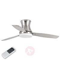 TONSAY Ceiling Fan in Nickel with Lighting
