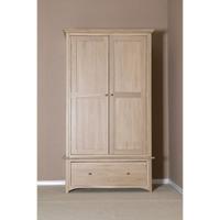 Toulouse Oak Wardrobe - 1 Drawer