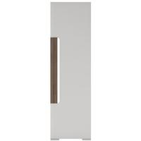 Toronto Cabinet - Tall Narrow 1 Door with Internal shelves and Plexi Lighting